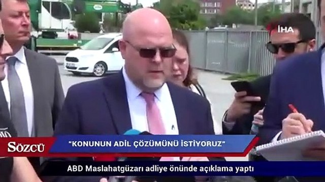 Metin Topuz davası… ABD Maslahatgüzarı adliye önünde açıklama yaptı