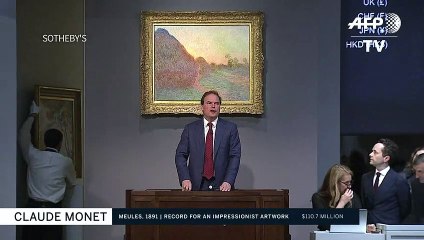 Monet é arrematado por US$ 110 milhões em Nova York