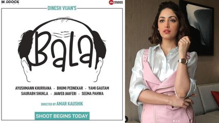 Yami Gautam starts shooting for Bala: Check out here | FilmiBeat