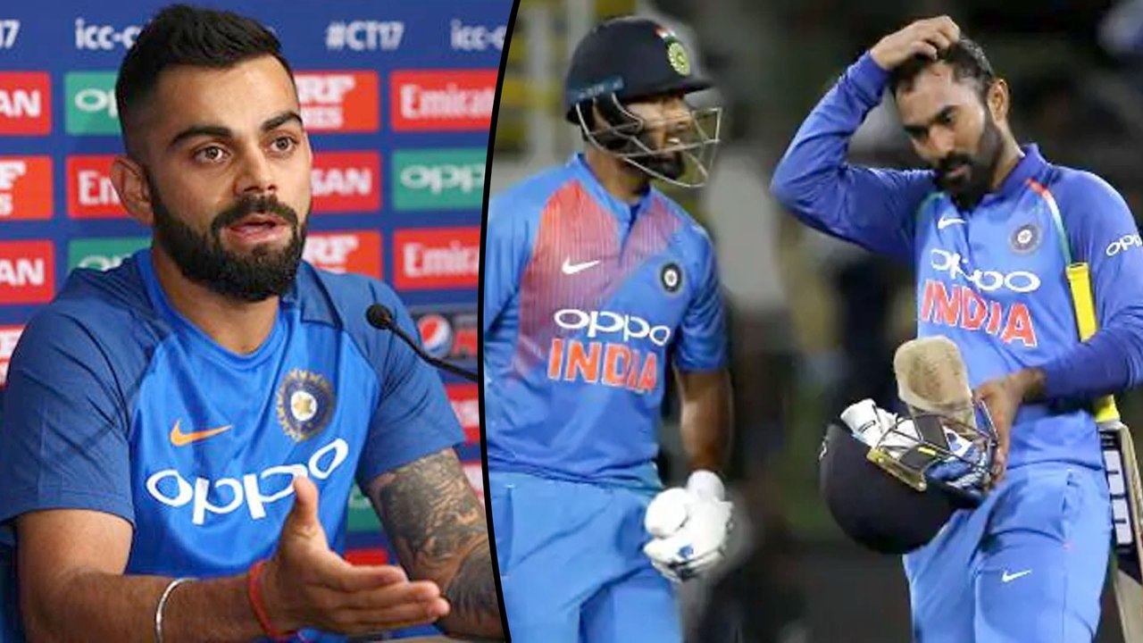ICC Cricket World Cup 2019 : Kohli Reveals Why Karthik Was Picked Over Pant In World Cup Team