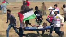 الفلسطينيون في غزة يتظاهرون في الذكرى 71 للنكبة