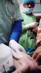 See how this doctor saved a child&apos;s life. He was almost dead