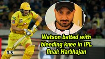 Watson batted with bleeding knee in IPL final: Harbhajan