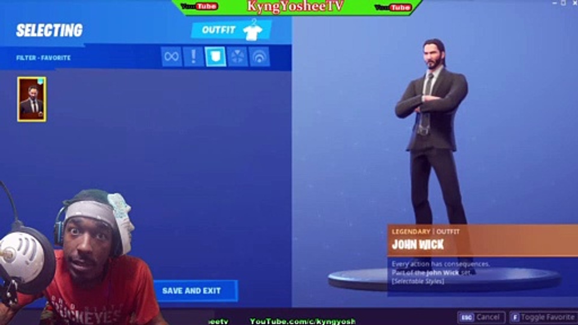Fortnite Season 9 Update New John Wick Fortnite Skin Wicks Bounty Leaked Video Dailymotion