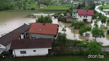 Poplave Maglaj snimak dronom