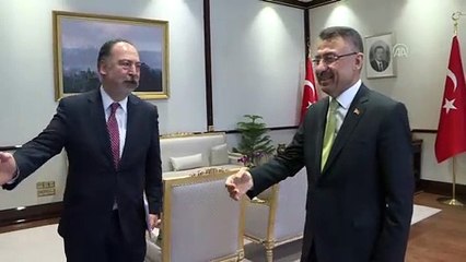Cumhurbaşkanı Yardımcısı Oktay'ın kabulü - ANKARA