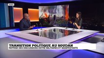 Transition politique au Soudan: reprise des discussions entre militaires et manifestants.