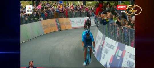 Richard Carapaz orgullo ecuatoriano al ganar una etapa en Giro de Italia