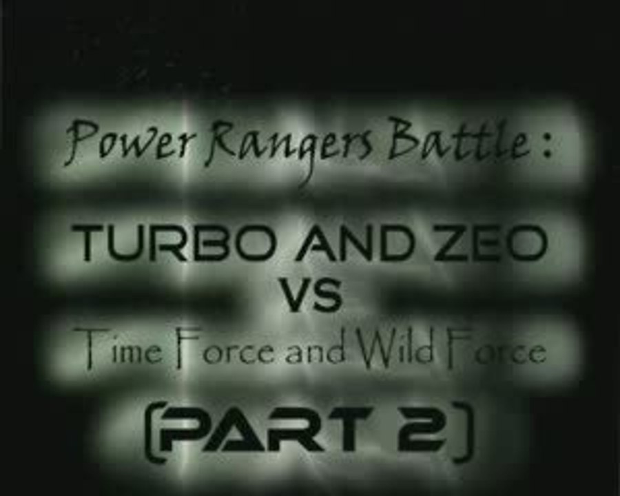 PR : Turbo/Zeo VS Time Force/Wild Force 2/3