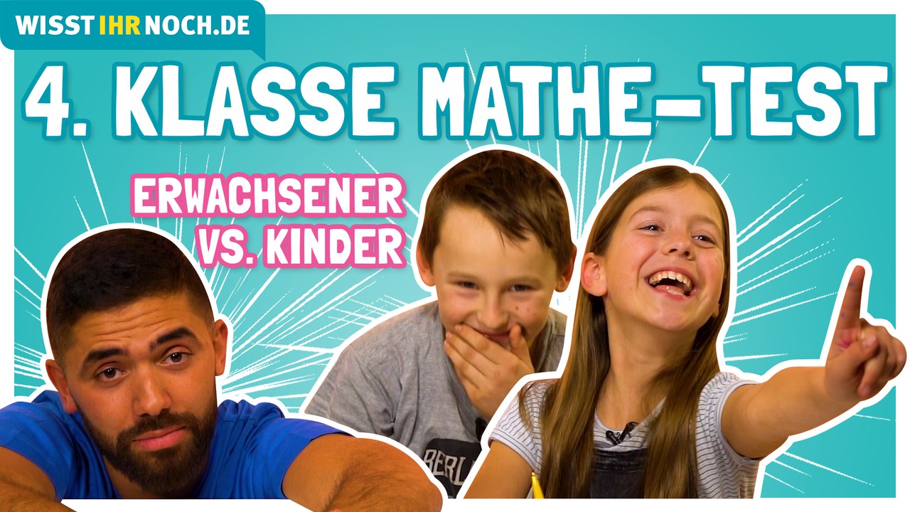 Erwachsener vs. schulkind -  4. klasse mathe-test mit lia, felix und khalid (rebellcomedy)