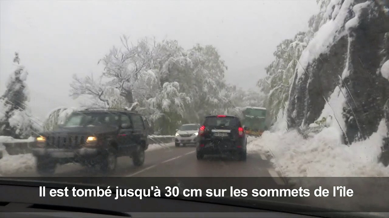 En Corse, neige et record de froid pour un mois de mai