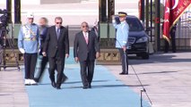 Cumhurbaşkanı Erdoğan, Irak Başbakanı Abdulmehdi’yi resmi tören ile karşıladı