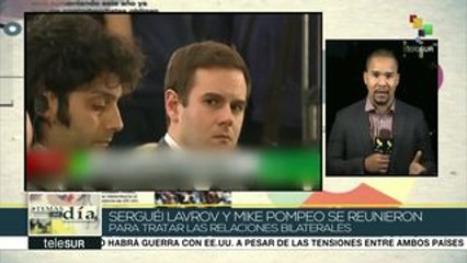 Canciller ruso y secretario Estado de EE.UU. mantienen encuentro