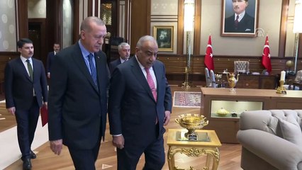 Cumhurbaşkanı Erdoğan, Irak Başbakanı Abdulmehdi'yi kabul etti - ANKARA
