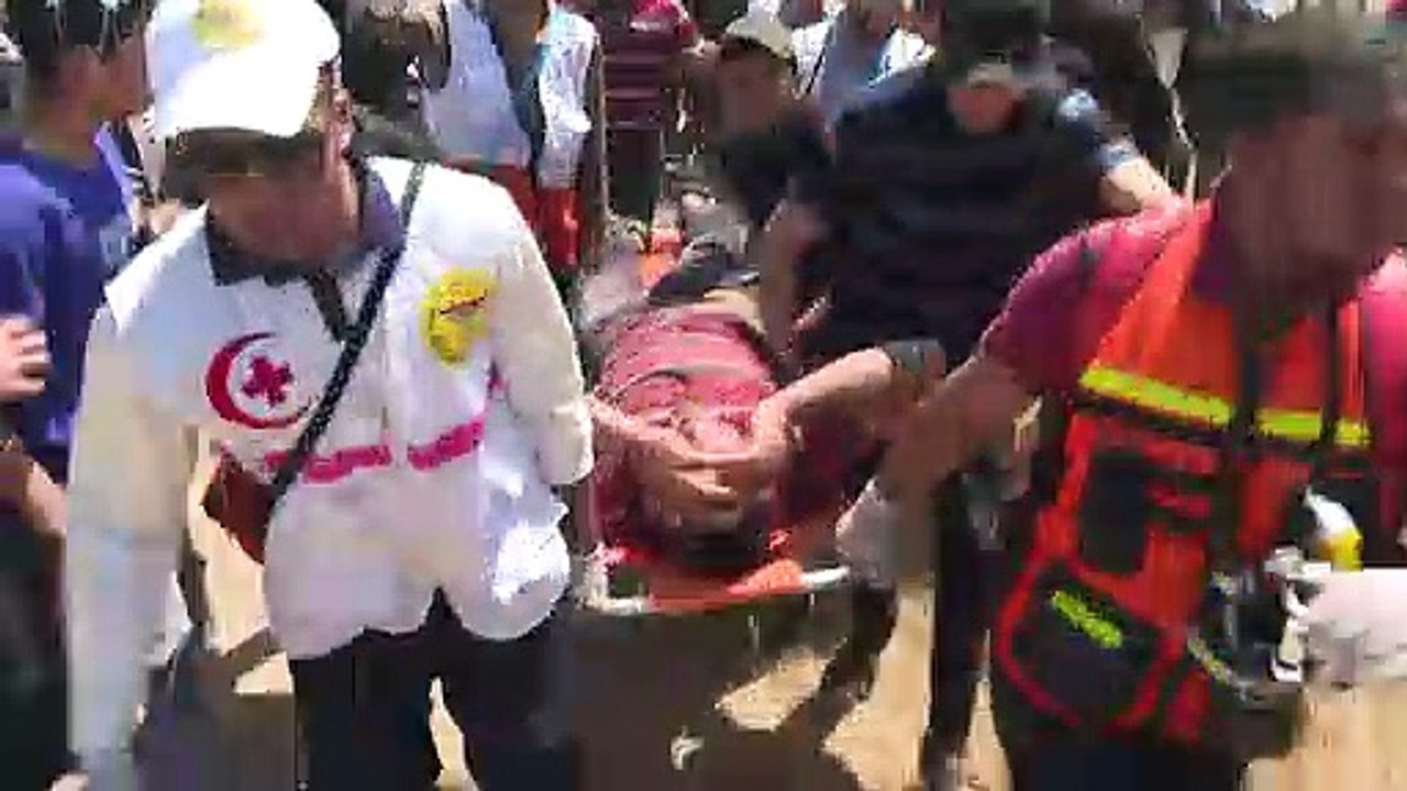Palestinos protestam pelo Nakba