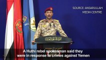 Huthis claim responsibility for attack on Saudi oil installations