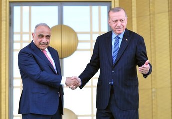 Irak Başbakanı Abdulmehdi'yi Resmi Tören ile Karşılandı