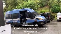 L'arrivo dei tifosi dell'Atalanta all'Olimpico