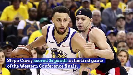 Steph Curry Leads Warriors to Game 1 Win Over Blazers
