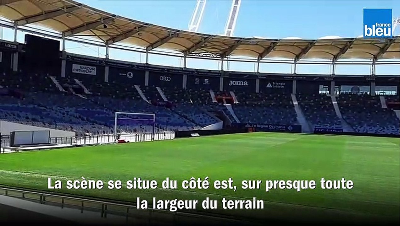 La métamorphose du Stadium de Toulouse pour les concerts de Bigflo et Oli