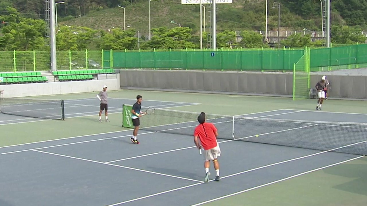 광주 오픈 국제남자 챌린저 테니스 대회 열려 / YTN