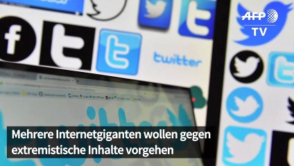 Internet-Giganten wollen gegen extremistische Inhalte vorgehen