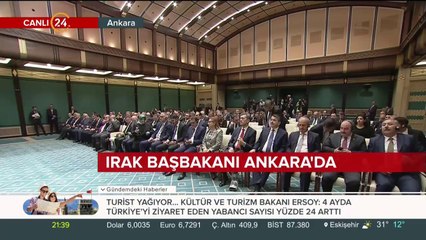 Irak Başbakanı Ankara'da