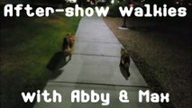 You're allowed to celebrate mothers without dissing fathers. Really. -After show walkies with Abby and Max