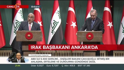 Irak Başbakanı Ankara'da