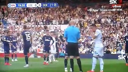 Hernandez gets poked in the eye against Derby!