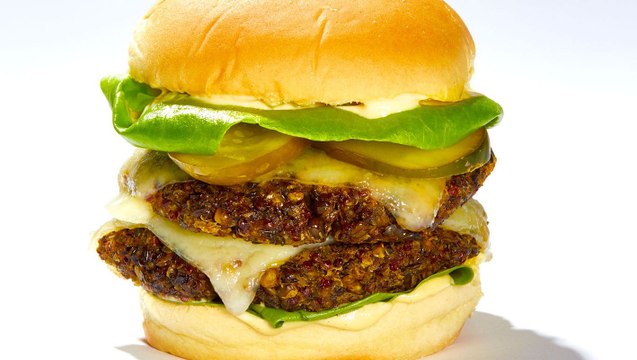 This Double Veggie Cheeseburger Will Make Vegetarians Swoon