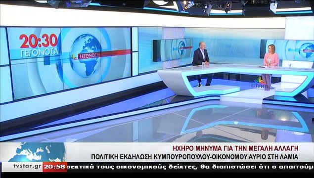 Ο υποψήφιος Βουλευτής Ν.Δ., Γ.ΟΙΚΟΝΟΜΟΥ, στο STAR Κεντρικής Ελλάδας