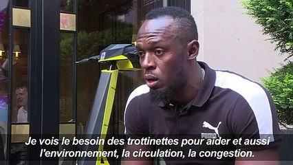 Usain Bolt prête son nom à une trottinette électrique