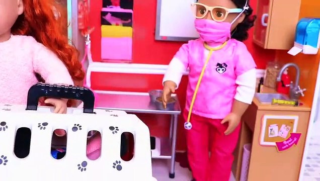 Baby Doll Pet Vet Shop Toys Our Generation Doll !