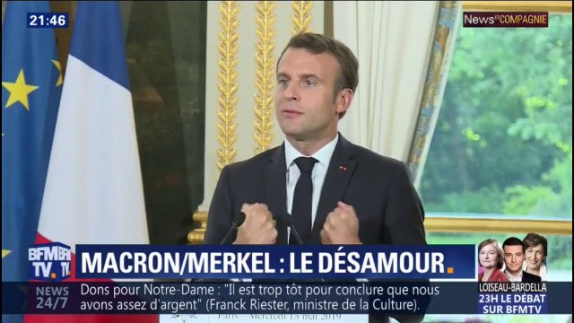 Je crois à la confrontation féconde. Emmanuel Macron s'exprime sur sa relation avec Angela Merkel