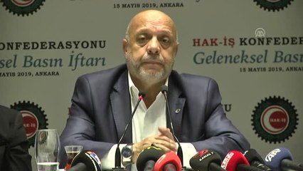 Hak-İş Başkanı Arslan: "Filistinli Kardeşlerimizle Dayanışma İçerisindeyiz"