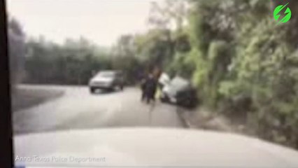 Ces gens ont échappé au drame dans ce virage... Chanceux