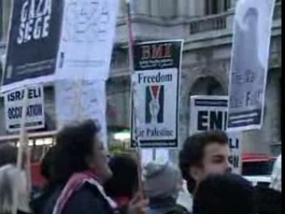 Hizb ut tahrir Manif muslim anti Bush 12 jan 2008