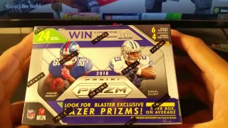 2018 Panini Prizm NFL Football trading cards. Cowboys hits!