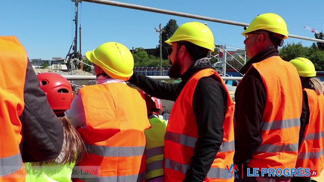 Visite du chantier métro ligne B à Saint-Genis-Laval
