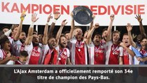 Pays-Bas - L'Ajax valide son titre de champion