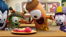 الرسوم المتحركة مضحك | سبوكيز كيبي يأكل الطماطم السامة 스푸키 즈 | الكرتون للأطفال prt 2/2