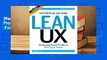[Read] Lean UX: Designing Great Products with Agile Teams  For Trial