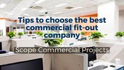 Tips to choose the best commercial office fit-out company