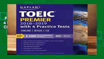 Full version  TOEIC Premier 2018-2019 with 4 Practice Tests: Online   Book   CD (Kaplan Test