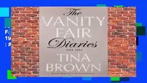 About For Books  The Vanity Fair Diaries: 1983 - 1992  Best Sellers Rank : #1