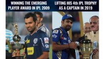 IPL 2019: Rohit Sharma's 10 Year Challenge Photo Trending On Social Media!! | Oneindia Telugu