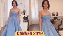 Cannes 2019 Mallika Sherawat FIRST LOOK In Beautiful Blue Off-Shoulder Gown