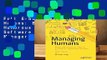 Full E-book Managing Humans: Biting and Humorous Tales of a Software Engineering Manager  For Online