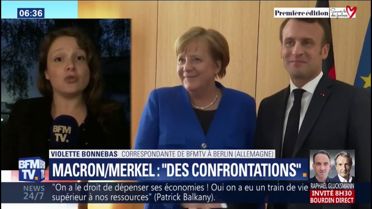 À quoi peut bien faire allusion Angela Merkel en évoquant "des confrontations" avec Emmanuel Macron?